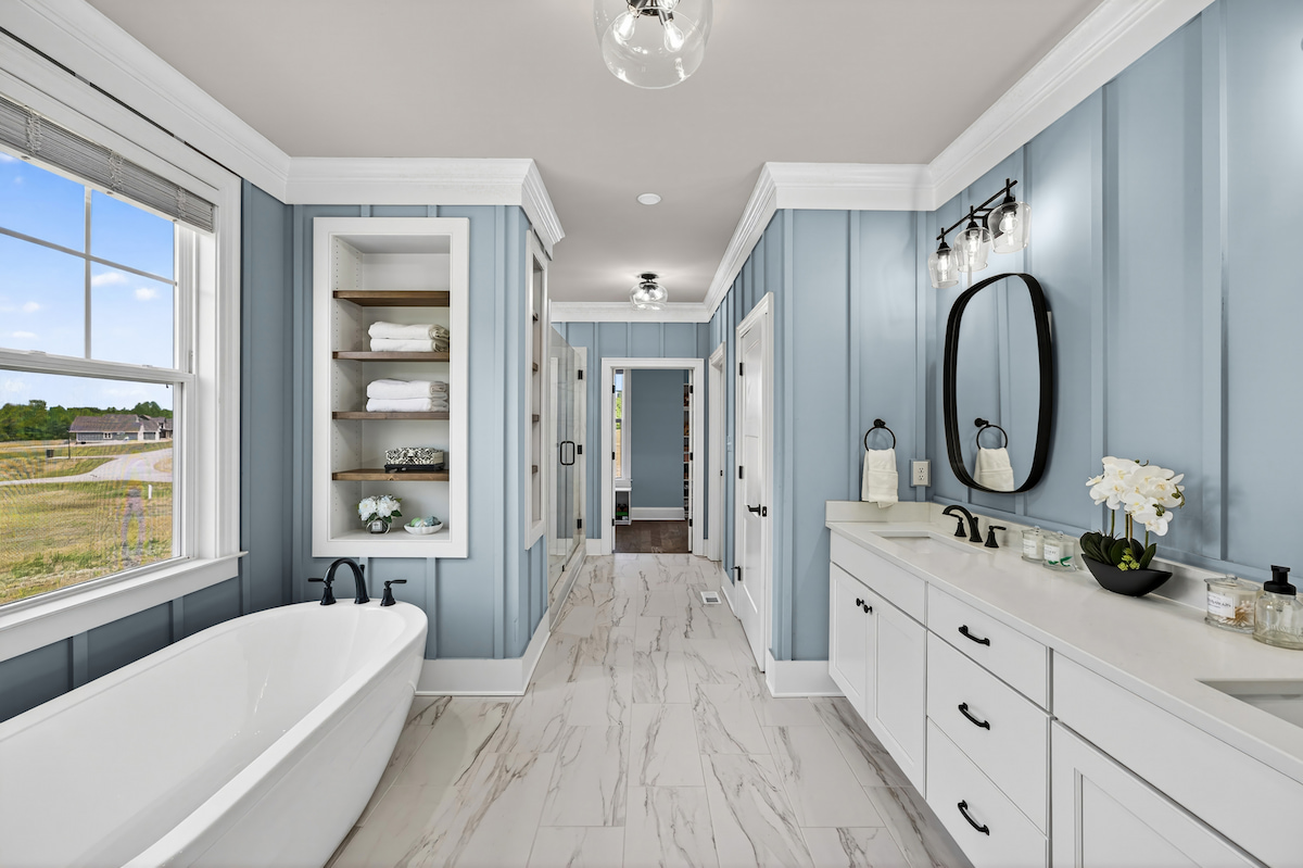 Primary suite spa bathroom